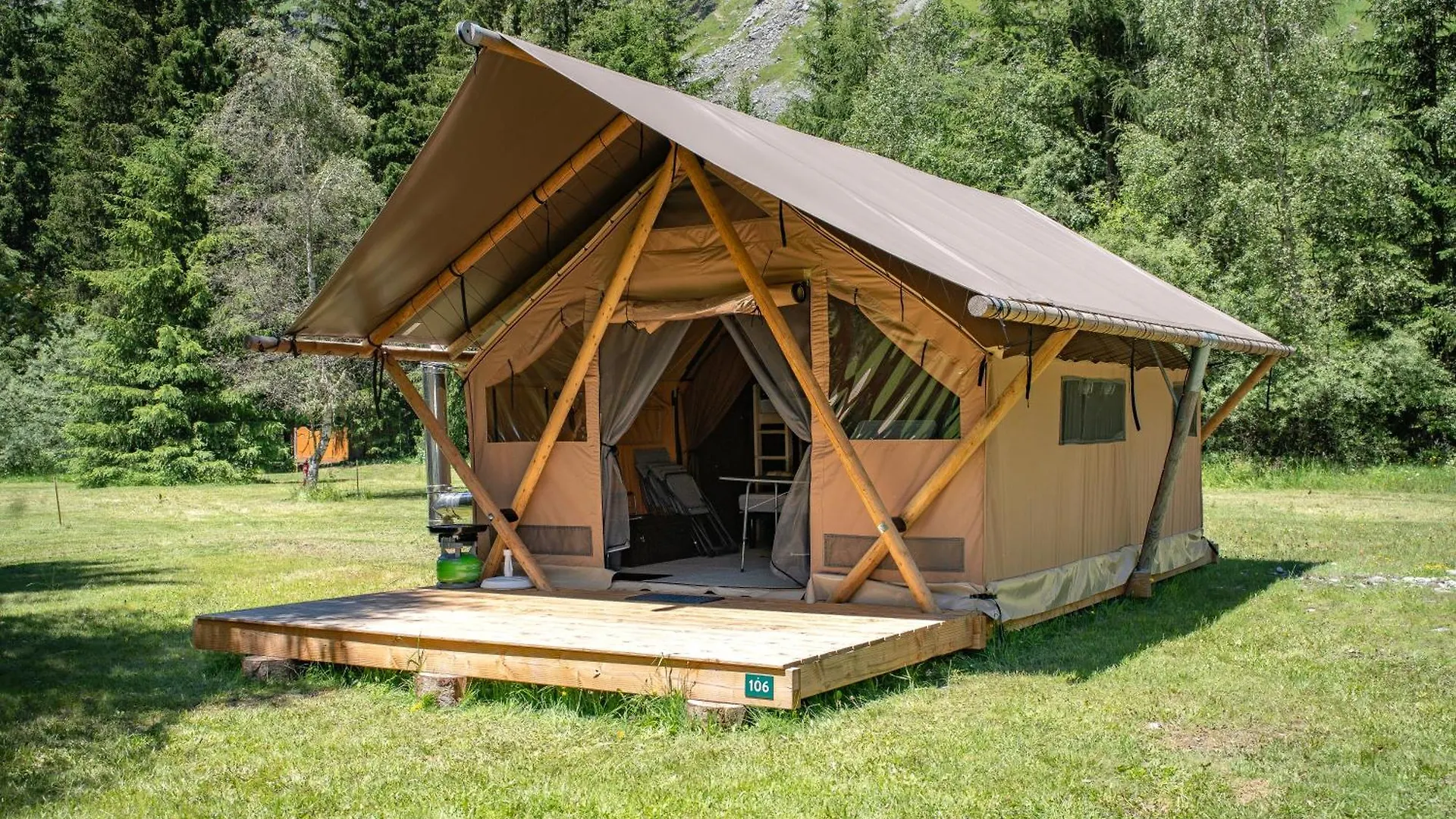 Huttopia Champagny En Vanoise Ла-Плань Кемпинг